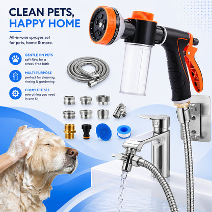 Pet Bath Sprayer Kit