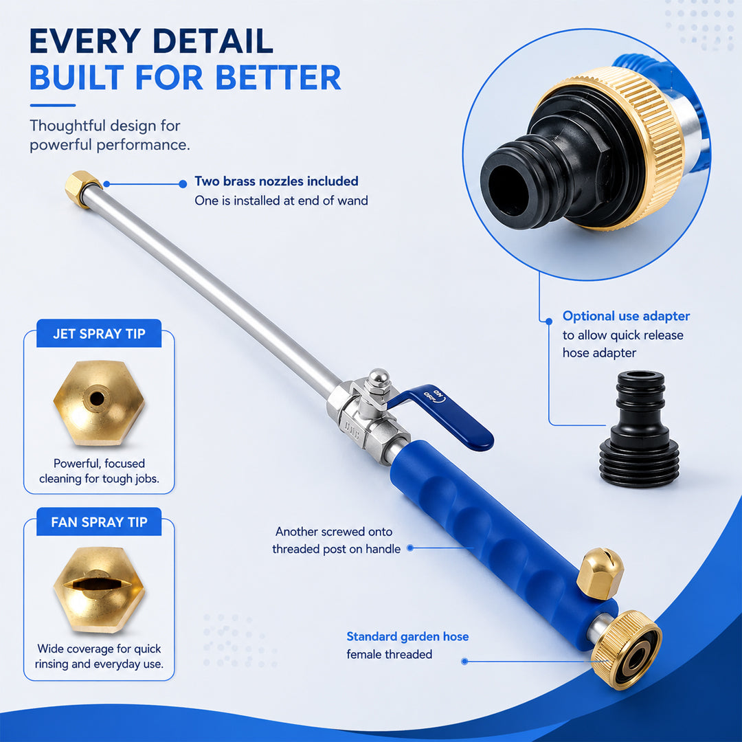 High-Pressure Washer Wand