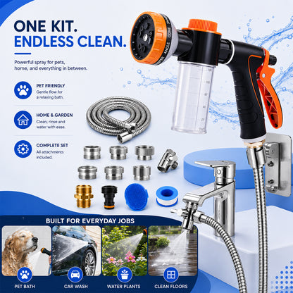 Pet Bath Sprayer Kit